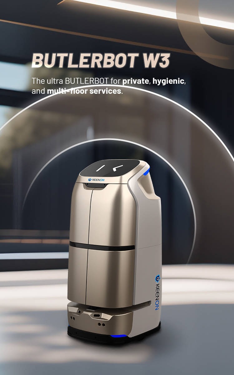 Autonomous delivery robot serving hotel guests